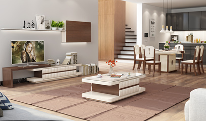 茶几电视柜系列 | Ailu507 工业风与现代生活的完美融合